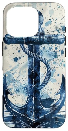 Anker Nautical Hülle für iPhone 16 Pro Anker Nautical Hülle für iPhone 16 Pro von Boat Captain Sea Ocean Nautical Accessories
