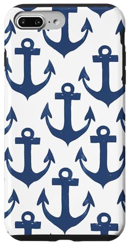 Nauticals Schiffsboot, Anker-Design, Weiß / Blaugrün Hülle für iPhone 7 Plus/8 Plus Nauticals Schiffsboot, Anker-Design, Weiß / Blaugrün Hülle für iPhone 7 Plus/8 Plus von Boat Captain Sea Ocean Nautical Accessories