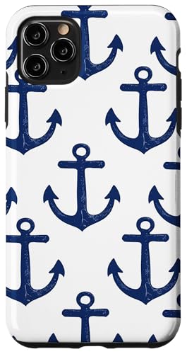 Nautische Anker, Blau Hülle für iPhone 11 Pro Max Nautische Anker, Blau Hülle für iPhone 11 Pro Max von Boat Captain Sea Ocean Nautical Accessories