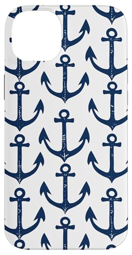 Nautische Anker, Weiß Hülle für iPhone 14 Plus Nautische Anker, Weiß Hülle für iPhone 14 Plus von Boat Captain Sea Ocean Nautical Accessories