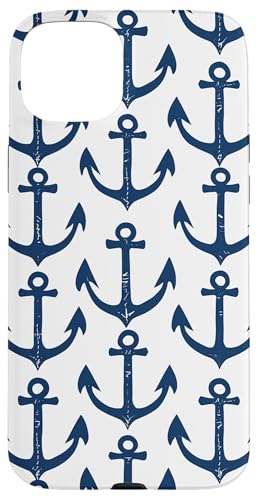 Nautische Anker, Weiß Hülle für iPhone 15 Plus Nautische Anker, Weiß Hülle für iPhone 15 Plus von Boat Captain Sea Ocean Nautical Accessories