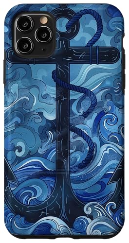 Nautischer Anker Hülle für iPhone 11 Pro Max Nautischer Anker Hülle für iPhone 11 Pro Max von Boat Captain Sea Ocean Nautical Accessories