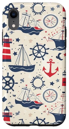 Nautischer Anker Meer Bootfahren Hülle für iPhone XR Nautischer Anker Meer Bootfahren Hülle für iPhone XR von Boat Captain Sea Ocean Nautical Accessories
