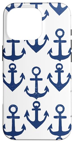 Nautischer Bootsanker weiß Hülle für iPhone 16 Pro Nautischer Bootsanker weiß Hülle für iPhone 16 Pro von Boat Captain Sea Ocean Nautical Accessories