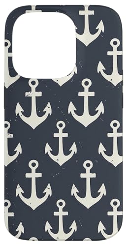 Nautisches Ankermuster, Blau Hülle für iPhone 14 Pro Nautisches Ankermuster, Blau Hülle für iPhone 14 Pro von Boat Captain Sea Ocean Nautical Accessories