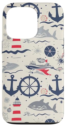 Sea Captain Anchor Leuchtturm Hülle für iPhone 13 Pro Sea Captain Anchor Leuchtturm Hülle für iPhone 13 Pro von Boat Captain Sea Ocean Nautical Accessories