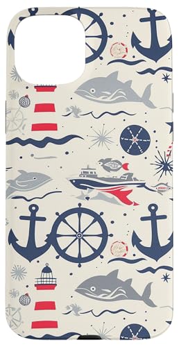 Sea Captain Anchor Leuchtturm Hülle für iPhone 15 Plus Sea Captain Anchor Leuchtturm Hülle für iPhone 15 Plus von Boat Captain Sea Ocean Nautical Accessories