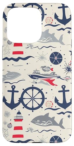 Sea Captain Anchor Leuchtturm Hülle für iPhone 15 Pro Max Sea Captain Anchor Leuchtturm Hülle für iPhone 15 Pro Max von Boat Captain Sea Ocean Nautical Accessories
