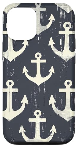 Vintage Segelboot Nautisch Blau Grungy Anker Hülle für iPhone 12/12 Pro Vintage Segelboot Nautisch Blau Grungy Anker Hülle für iPhone 12/12 Pro von Boat Captain Sea Ocean Nautical Accessories