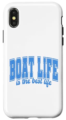 Boat Life is the Best Life Summer Vibes Lake Pontoon Bootfahren Hülle für iPhone X/XS Boat Life is the Best Life Summer Vibes Lake Pontoon Bootfahren Hülle für iPhone X/XS von Boat Life T-Shirt Co.