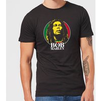 Bob Marley Face Logo Herren T-Shirt - Schwarz - 4XL von Bob Marley