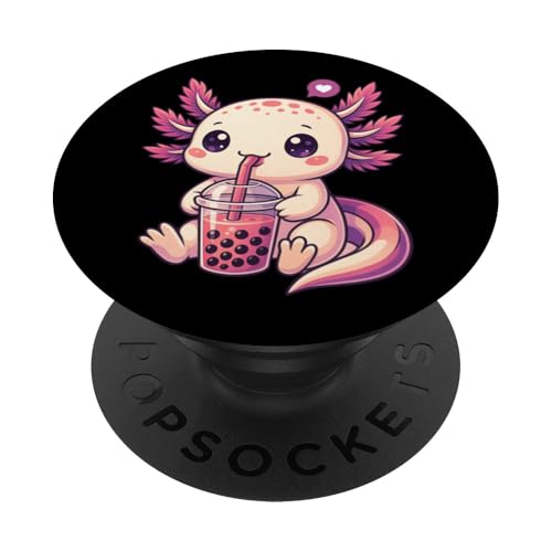 Niedlicher Axolotl Boba Teeliebhaber Zoo Kawaii Jungen Mädchen Kinder PopSockets Klebender PopGrip Niedlicher Axolotl Boba Teeliebhaber Zoo Kawaii Jungen Mädchen Kinder PopSockets Klebender PopGrip von BobaTeaAxis1