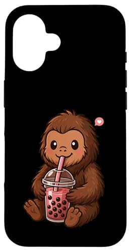 Niedlicher Bigfoot Boba Teeliebhaber Kawaii Jungen Mädchen Kinder Hülle für iPhone 16 Niedlicher Bigfoot Boba Teeliebhaber Kawaii Jungen Mädchen Kinder Hülle für iPhone 16 von BobaTeaAxis1
