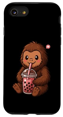 Niedlicher Bigfoot Boba Teeliebhaber Kawaii Jungen Mädchen Kinder Hülle für iPhone SE (2020) / 7 / 8 von BobaTeaAxis1