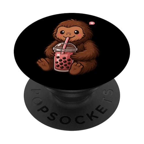 Niedlicher Bigfoot Boba Teeliebhaber Kawaii Jungen Mädchen Kinder PopSockets Klebender PopGrip Niedlicher Bigfoot Boba Teeliebhaber Kawaii Jungen Mädchen Kinder PopSockets Klebender PopGrip von BobaTeaAxis1