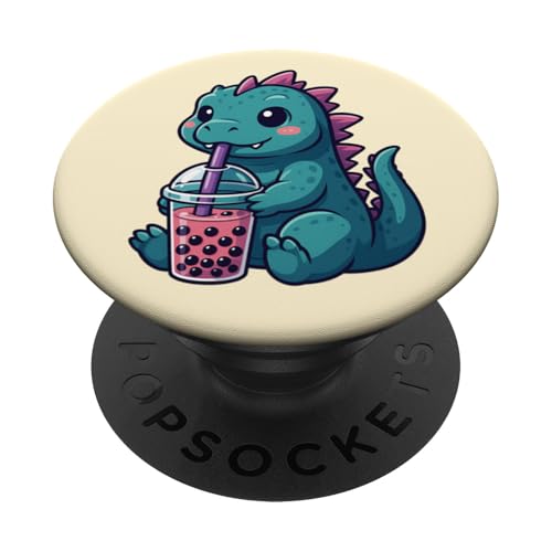 Niedlicher Dinosaurier Boba Tee-Liebhaber Kawaii Jungen Mädchen Kinder PopSockets Klebender PopGrip Niedlicher Dinosaurier Boba Tee-Liebhaber Kawaii Jungen Mädchen Kinder PopSockets Klebender PopGrip von BobaTeaAxis1