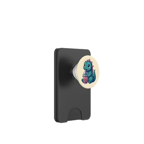 Niedlicher Dinosaurier Boba Tee-Liebhaber Kawaii Jungen Mädchen Kinder PopSockets PopWallet für MagSafe Niedlicher Dinosaurier Boba Tee-Liebhaber Kawaii Jungen Mädchen Kinder PopSockets PopWallet für MagSafe von BobaTeaAxis1