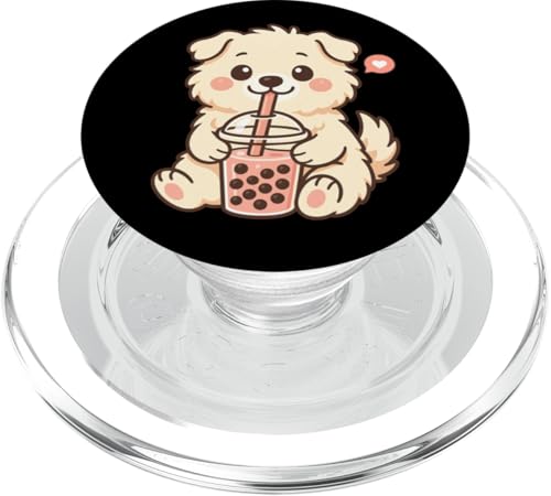 Niedlicher Hund Boba Tee-Liebhaber Zoo Kawaii Jungen Mädchen Kinder PopSockets PopGrip für MagSafe Niedlicher Hund Boba Tee-Liebhaber Zoo Kawaii Jungen Mädchen Kinder PopSockets PopGrip für MagSafe von BobaTeaAxis1