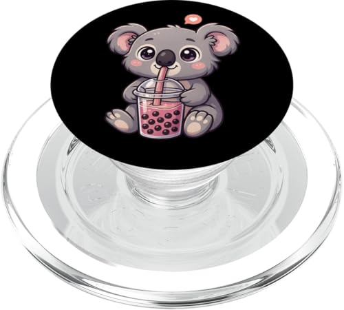 Niedlicher Koala Boba Tee-Liebhaber Zoo Kawaii Jungen Mädchen Kinder PopSockets PopGrip für MagSafe Niedlicher Koala Boba Tee-Liebhaber Zoo Kawaii Jungen Mädchen Kinder PopSockets PopGrip für MagSafe von BobaTeaAxis1