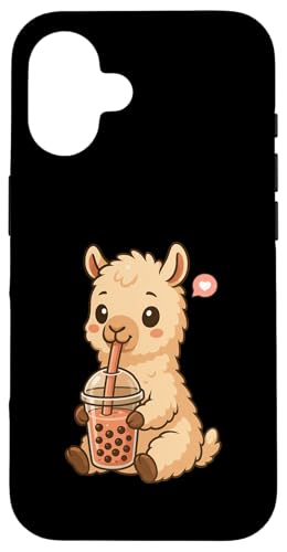 Niedlicher Lama Boba Tee-Liebhaber Zoo Kawaii Jungen Mädchen Kinder Hülle für iPhone 16 Niedlicher Lama Boba Tee-Liebhaber Zoo Kawaii Jungen Mädchen Kinder Hülle für iPhone 16 von BobaTeaAxis1
