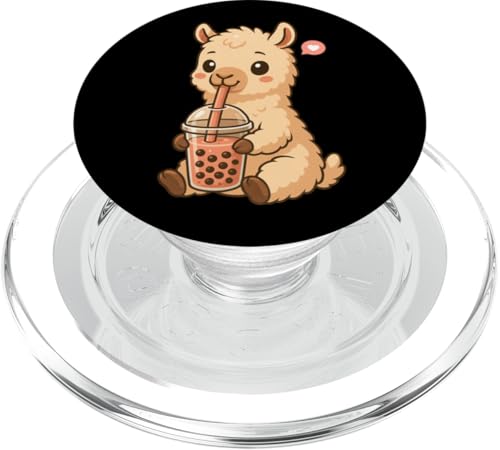 Niedlicher Lama Boba Tee-Liebhaber Zoo Kawaii Jungen Mädchen Kinder PopSockets PopGrip für MagSafe Niedlicher Lama Boba Tee-Liebhaber Zoo Kawaii Jungen Mädchen Kinder PopSockets PopGrip für MagSafe von BobaTeaAxis1
