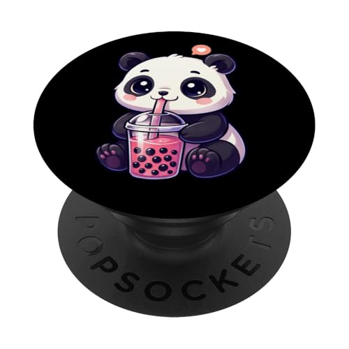 Niedlicher Panda Boba Tee-Liebhaber Zoo Kawaii Jungen Mädchen Kinder PopSockets Klebender PopGrip Niedlicher Panda Boba Tee-Liebhaber Zoo Kawaii Jungen Mädchen Kinder PopSockets Klebender PopGrip von BobaTeaAxis1