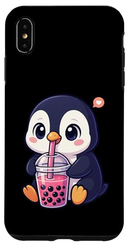 Niedlicher Pinguin Boba Tee-Liebhaber Zoo Kawaii Jungen Mädchen Kinder Hülle für iPhone XS Max Niedlicher Pinguin Boba Tee-Liebhaber Zoo Kawaii Jungen Mädchen Kinder Hülle für iPhone XS Max von BobaTeaAxis1
