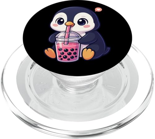 Niedlicher Pinguin Boba Tee-Liebhaber Zoo Kawaii Jungen Mädchen Kinder PopSockets PopGrip für MagSafe Niedlicher Pinguin Boba Tee-Liebhaber Zoo Kawaii Jungen Mädchen Kinder PopSockets PopGrip für MagSafe von BobaTeaAxis1