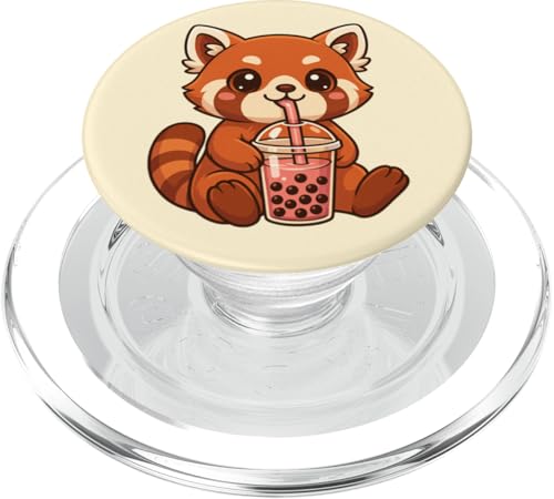 Niedlicher roter Panda Boba Tee-Liebhaber Zoo Kawaii Jungen Mädchen Kinder PopSockets PopGrip für MagSafe Niedlicher roter Panda Boba Tee-Liebhaber Zoo Kawaii Jungen Mädchen Kinder PopSockets PopGrip für MagSafe von BobaTeaAxis1
