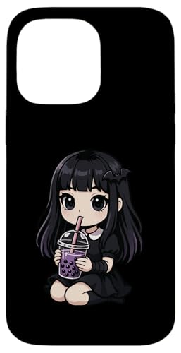 Niedliches Mädchen Boba Tee-Liebhaber Anime Kawaii Goth Frauen Mädchen Kinder Hülle für iPhone 14 Pro Max Niedliches Mädchen Boba Tee-Liebhaber Anime Kawaii Goth Frauen Mädchen Kinder Hülle für iPhone 14 Pro Max von BobaTeaAxis1
