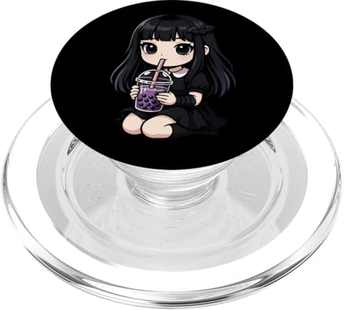 Niedliches Mädchen Boba Tee-Liebhaber Anime Kawaii Goth Frauen Mädchen Kinder PopSockets PopGrip für MagSafe Niedliches Mädchen Boba Tee-Liebhaber Anime Kawaii Goth Frauen Mädchen Kinder PopSockets PopGrip für MagSafe von BobaTeaAxis1