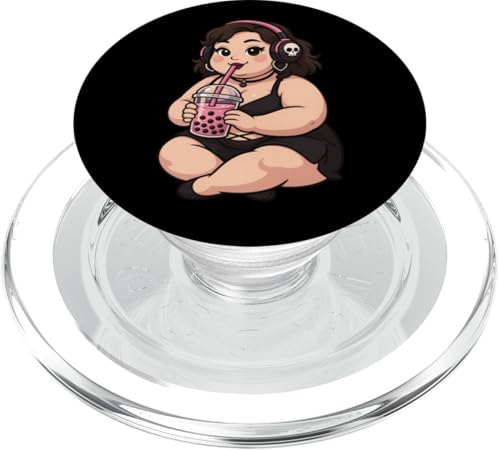 Niedliches molliges Mädchen Boba Tee-Liebhaber Kawaii Frauen Mädchen Kinder PopSockets PopGrip für MagSafe Niedliches molliges Mädchen Boba Tee-Liebhaber Kawaii Frauen Mädchen Kinder PopSockets PopGrip für MagSafe von BobaTeaAxis1