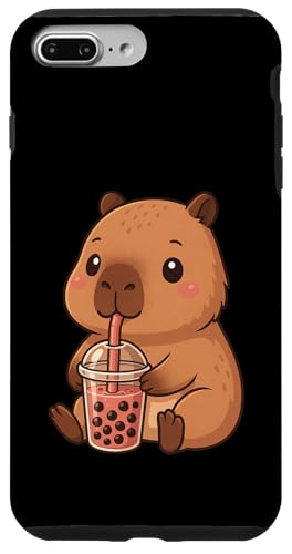 Süße Capybara Boba Teeliebhaber Zoo Kawaii Jungen Mädchen Kinder Hülle für iPhone 7 Plus/8 Plus von BobaTeaAxis1