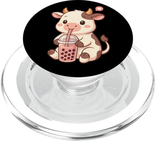 Süße Kuh Boba Teeliebhaber Zoo Kawaii Jungen Mädchen Kinder PopSockets PopGrip für MagSafe Süße Kuh Boba Teeliebhaber Zoo Kawaii Jungen Mädchen Kinder PopSockets PopGrip für MagSafe von BobaTeaAxis1