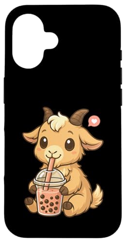 Süße Ziege Boba Tee-Liebhaber Zoo Kawaii Jungen Mädchen Kinder Hülle für iPhone 16 Süße Ziege Boba Tee-Liebhaber Zoo Kawaii Jungen Mädchen Kinder Hülle für iPhone 16 von BobaTeaAxis1
