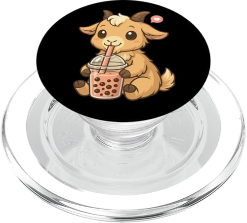 Süße Ziege Boba Tee-Liebhaber Zoo Kawaii Jungen Mädchen Kinder PopSockets PopGrip für MagSafe Süße Ziege Boba Tee-Liebhaber Zoo Kawaii Jungen Mädchen Kinder PopSockets PopGrip für MagSafe von BobaTeaAxis1
