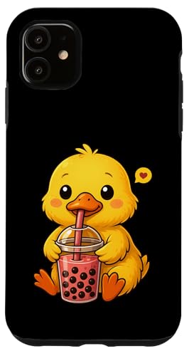 Süße gelbe Ente Boba Tee-Liebhaber Zoo Kawaii Jungen Mädchen Kinder Hülle für iPhone 11 Süße gelbe Ente Boba Tee-Liebhaber Zoo Kawaii Jungen Mädchen Kinder Hülle für iPhone 11 von BobaTeaAxis1