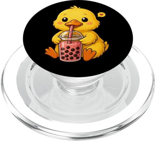 Süße gelbe Ente Boba Tee-Liebhaber Zoo Kawaii Jungen Mädchen Kinder PopSockets PopGrip für MagSafe Süße gelbe Ente Boba Tee-Liebhaber Zoo Kawaii Jungen Mädchen Kinder PopSockets PopGrip für MagSafe von BobaTeaAxis1