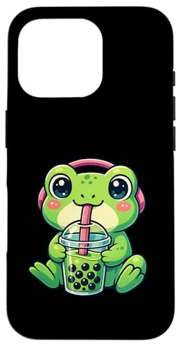 Süßer Frosch Boba Teeliebhaber Zoo Kawaii Jungen Mädchen Kinder Hülle für iPhone 16 Pro Süßer Frosch Boba Teeliebhaber Zoo Kawaii Jungen Mädchen Kinder Hülle für iPhone 16 Pro von BobaTeaAxis1