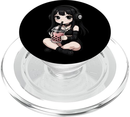 Süßes Mädchen Boba Tee-Liebhaber Kawaii Jungen Mädchen Kinder PopSockets PopGrip für MagSafe Süßes Mädchen Boba Tee-Liebhaber Kawaii Jungen Mädchen Kinder PopSockets PopGrip für MagSafe von BobaTeaAxis1
