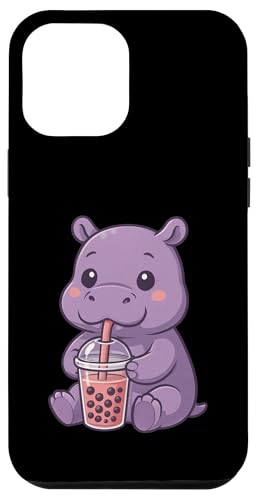 Süßes Nilpferd Boba Tee-Liebhaber Zoo Kawaii Jungen Mädchen Kinder Hülle für iPhone 12 Pro Max Süßes Nilpferd Boba Tee-Liebhaber Zoo Kawaii Jungen Mädchen Kinder Hülle für iPhone 12 Pro Max von BobaTeaAxis1