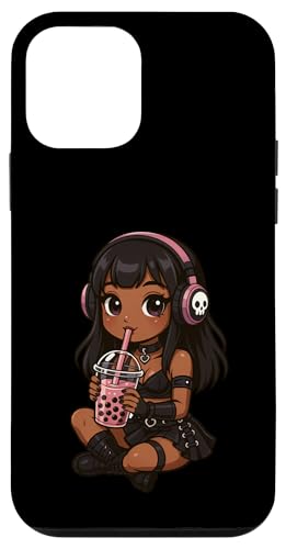 Süßes schwarzes Mädchen Boba Tee-Liebhaber Kawaii Jungen Mädchen Kinder Hülle für iPhone 12 mini Süßes schwarzes Mädchen Boba Tee-Liebhaber Kawaii Jungen Mädchen Kinder Hülle für iPhone 12 mini von BobaTeaAxis1