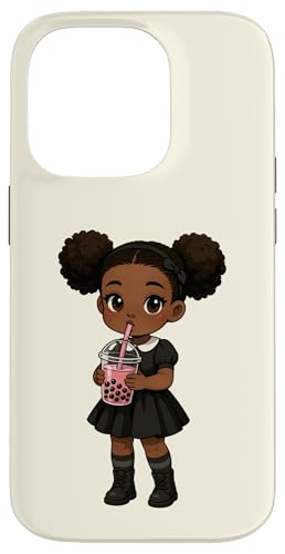 Süßes schwarzes Mädchen Boba Tee-Liebhaber Kawaii Jungen Mädchen Kinder Hülle für iPhone 14 Pro Süßes schwarzes Mädchen Boba Tee-Liebhaber Kawaii Jungen Mädchen Kinder Hülle für iPhone 14 Pro von BobaTeaAxis1