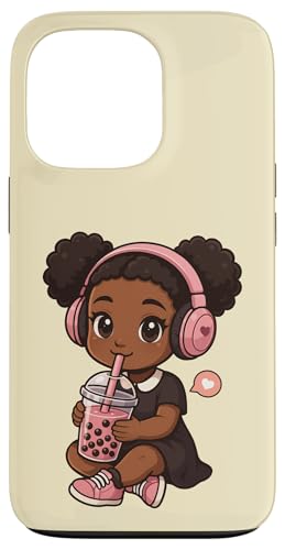 Süßes schwarzes Mädchen Kawaii Boba Tee-Liebhaber Jungen Mädchen Kinder Hülle für iPhone 13 Pro Süßes schwarzes Mädchen Kawaii Boba Tee-Liebhaber Jungen Mädchen Kinder Hülle für iPhone 13 Pro von BobaTeaAxis1