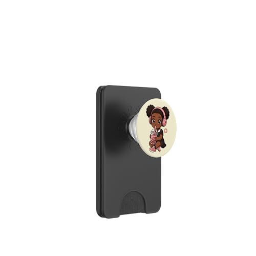 Süßes schwarzes Mädchen Kawaii Boba Tee-Liebhaber Jungen Mädchen Kinder PopSockets PopWallet für MagSafe Süßes schwarzes Mädchen Kawaii Boba Tee-Liebhaber Jungen Mädchen Kinder PopSockets PopWallet für MagSafe von BobaTeaAxis1