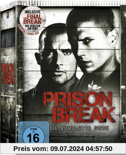 Prison Break - Die komplette Serie, inklusive 'The final break' [24 DVDs] von Bobby Roth