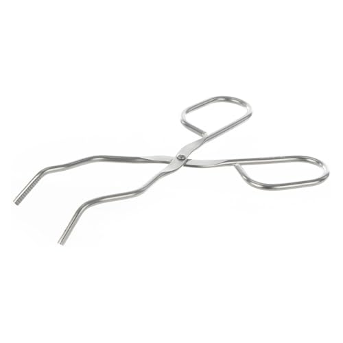 Bochem Polytetrafluorethylen/Edelstahl Tiegelzange mit Riefen, 200mm Länge von Bochem
