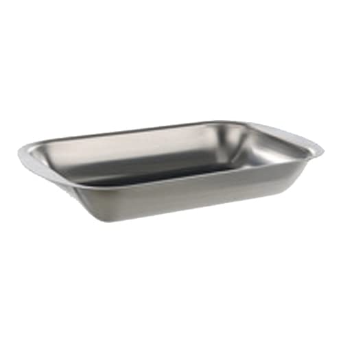 Bochem MN-1115 18/10 Edelstahl Abdampfschale mit Rand, 210mm x 155mm x 40mm von Bochem