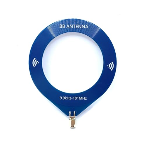 Boddceto 9,9 kHz - 181 MHz Frequenz Kleine Rundantenne Breitbandantenne Tragbare MW SW-Antenne für Radio von Boddceto