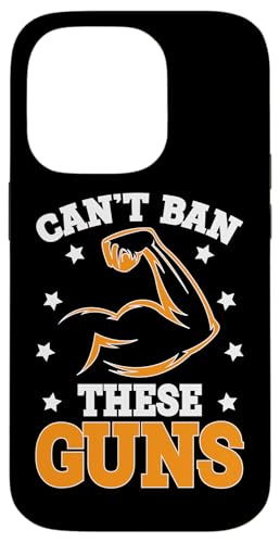 Bodybuilding: Diese Waffen können nicht verboten werden Hülle für iPhone 14 Pro von Bodybuilding And Weightlifting Gym Designs